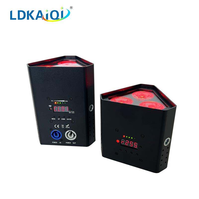 Led Battery Wireless Uplight Par Can Light 3X18W 6in1