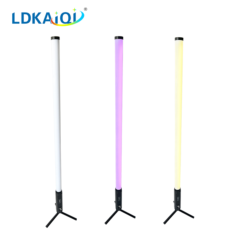 LED Tube Pixel Light 360 degrees Waterproof battery wireless remote and App control 