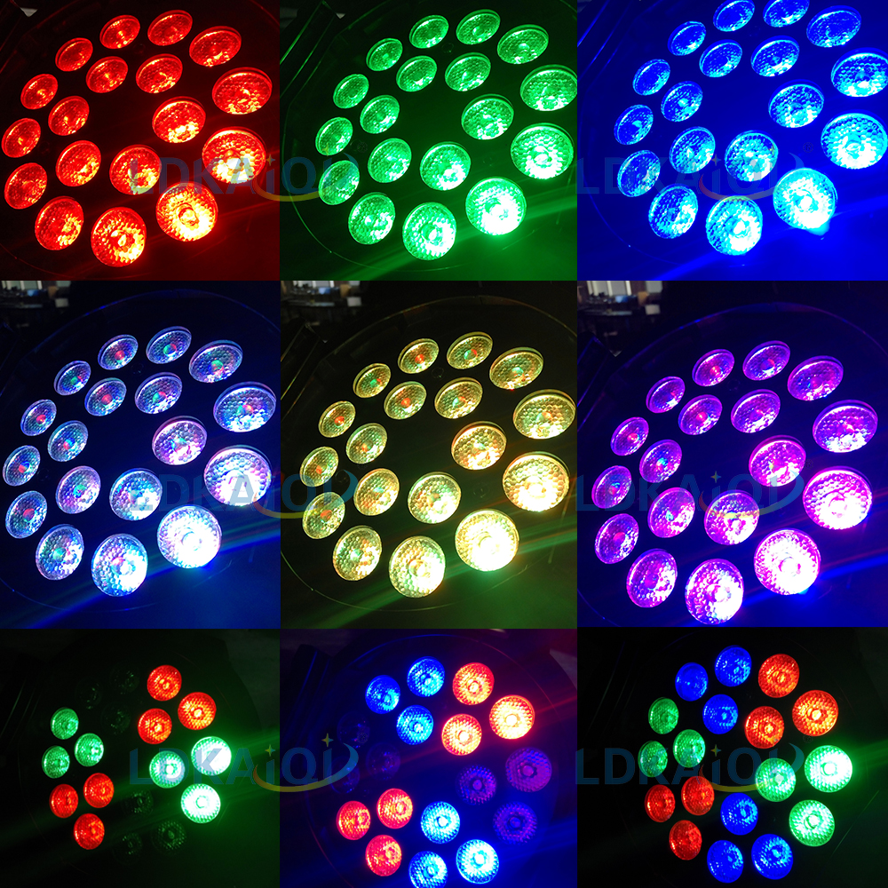 Mini LED Par Light 18X3W RGB 3in1(图1)