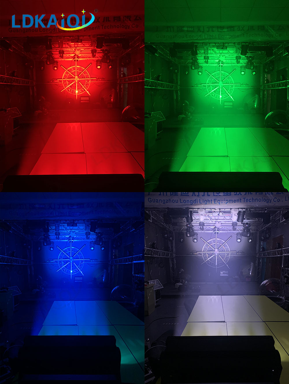 Zoom Wash Led Moving bar light 6X40W RGBW 4in1(图4)