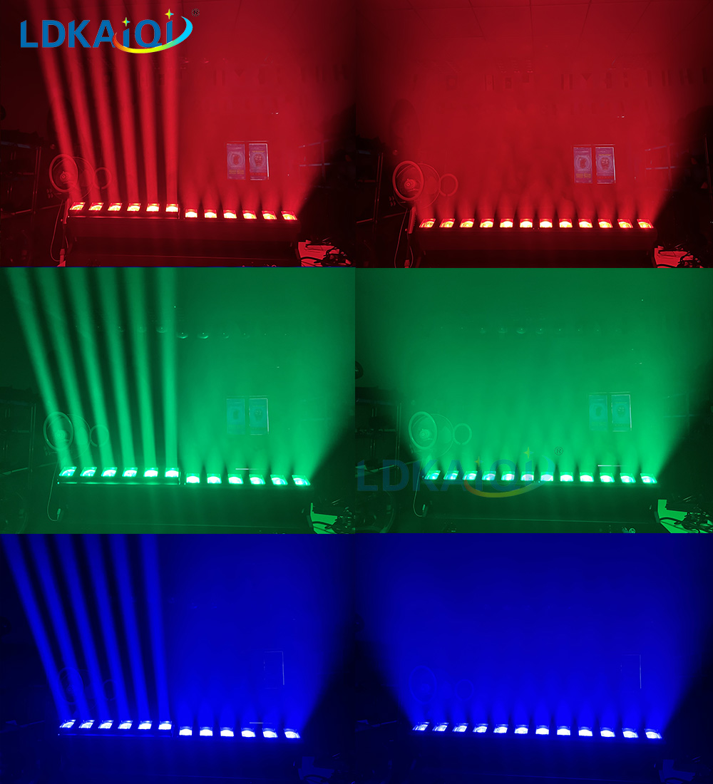 Zoom Wash Led Moving bar light 12X40W RGBW 4in1(图5)