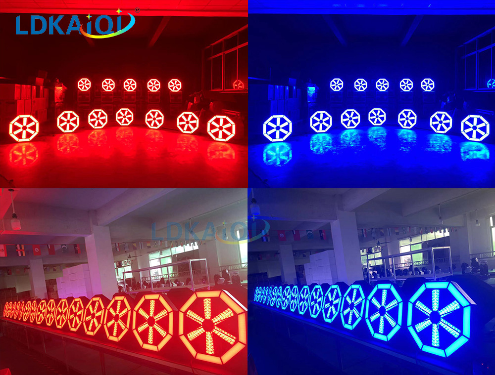 LED Fan Background Light 950pcs RGBW(图3)